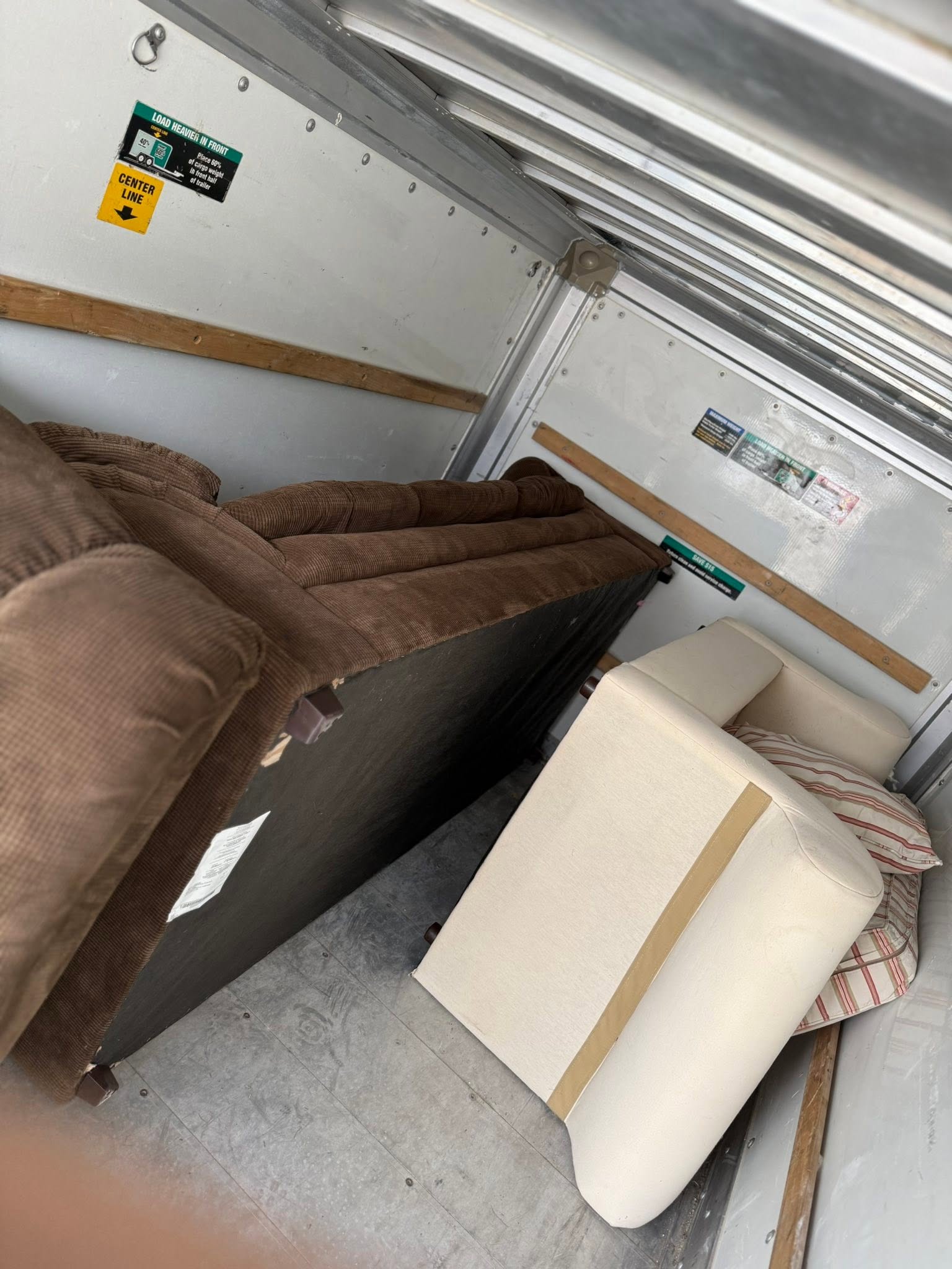 Truck loaded and ready